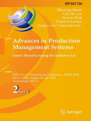 cover image of Advances in Production Management Systems. Smart Manufacturing for Industry 4.0